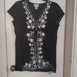 Embroidered babydoll